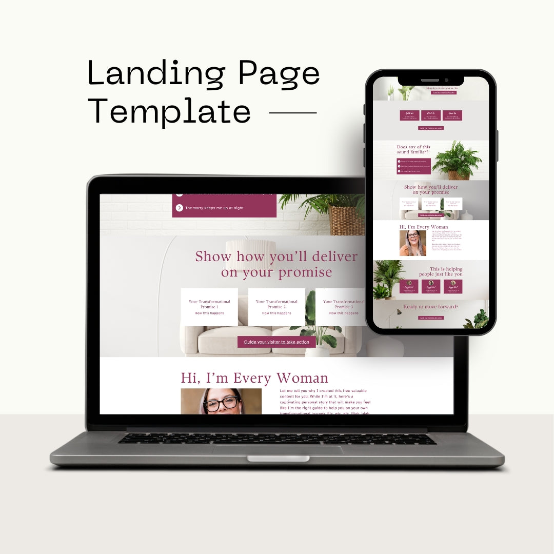 Landing Page Template