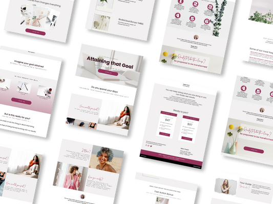 Course Sales Page Template